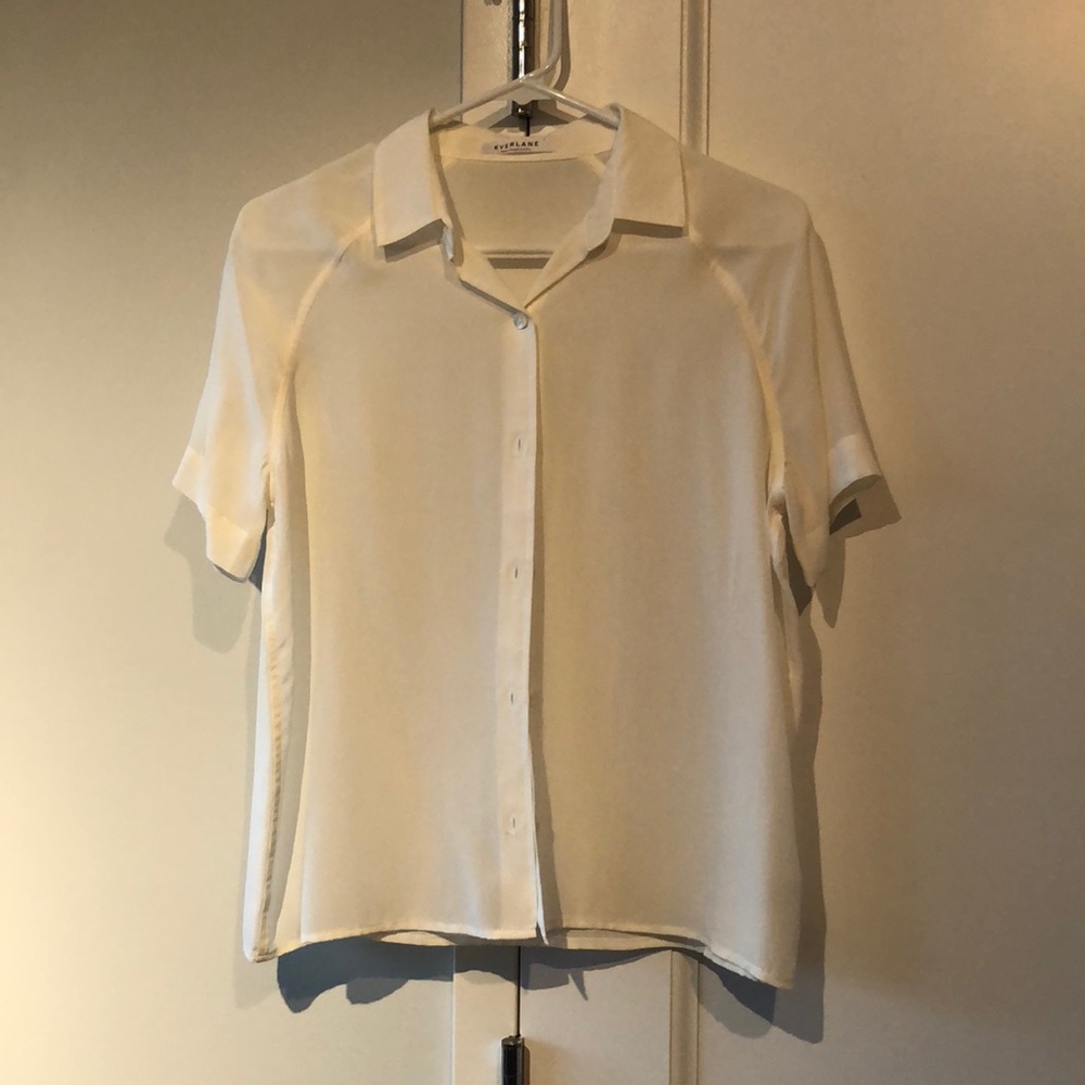Everlane button up tee shirt